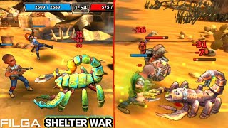 Shelter War Game Part 1 Gameplay Upgrades Resources New Rooms Dwellers Bit Coins FILGA [upl. by Aneis]