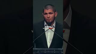 Khabib Nurmagomedov Gets Emotional Talking About His Father [upl. by Nesnar34]