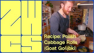 Polish Cabbage Rolls Goat Gołąbki  Zero Waste Recipe [upl. by Yrellam]