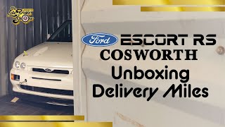 UNBOXING 700mile Ford Escort RS Cosworth  New Old Stock Time Capsule Car [upl. by Onitnerolf]