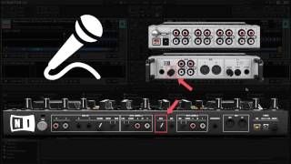 How to use a Microphone in TRAKTOR [upl. by Ixela]