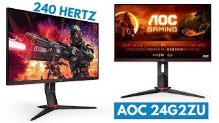 AOC 24G2ZU 240Hz Gaming Monitor Review  A Great Budget Option [upl. by Ranie]