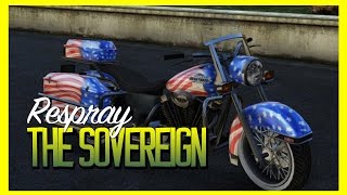 GTA 5 RESPRAY THE SOVEREIGN GLITCH [upl. by Hevak]