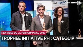 Trophées de la performances 2023  Catequip primé dans Ressources humaines [upl. by Acsicnarf]