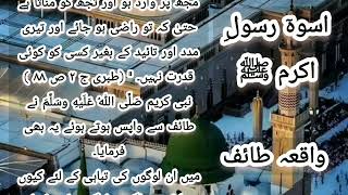 Taif Ka Dardnaak Waqia  طائف کا دردناک واقع  uswa e rasool e akramﷺ in urdu  اسوہ رسول اکرم ﷺ [upl. by Allin287]