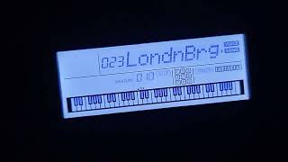 Yamaha PSR E373 Demo 23 London Bridge [upl. by Claudelle]