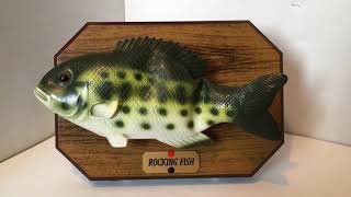 Very Rare Rocking Fish singing fish crappie version [upl. by Janerich]