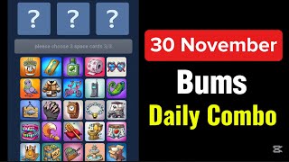 Bums Daily lottery cards 17 november  Bums Today Daily Combo Cards  Bums combo cards today [upl. by Embry]