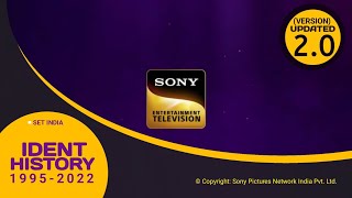 UPDATED Sony Entertainment Television INDIA Channel Ident History 19952022  Version 20 [upl. by Gefen190]