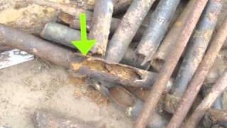 What Do Old Cast Iron Drain Pipes Look Like  Potential Plumbing Problem [upl. by Brana]