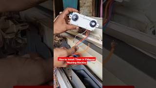 How to install timer in Videocon washing machine 👈 electrical washingmachine shorts [upl. by Theurich]