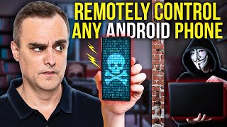 Warning Android phone remote control  Hackers can hack your phone [upl. by Anauqat538]