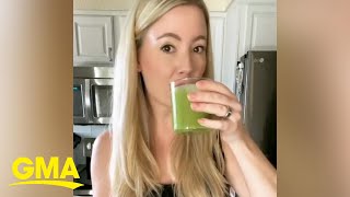 Try this easy green smoothie recipe  GMA [upl. by Jocelyn211]