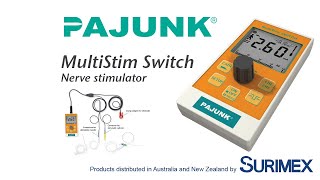 Surimex Pajunk Multistim Switch nerve stimulator [upl. by Atterehs]