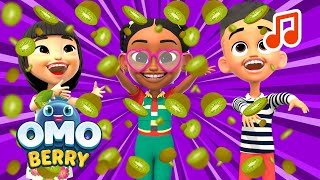 🎵 Eating A Rainbow Live Action Music Video  OmoBerry Music 🎵  Kids Song About The Five Food Groups [upl. by Htenaj]