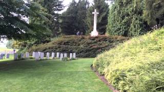 Mons  St Symphorien Cemetery August 2014 [upl. by Larok]