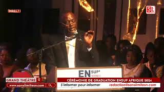 Discours de Monsieur Ibrahima Mbengue Directeur General de Ensup Afrique [upl. by Neetsuj]