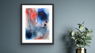 How to Paint an Abstract Watercolour [upl. by Markos381]