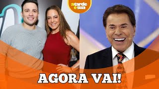 Silvio Santos coloca noivo de Silvia Abravanel â€˜contra a paredeâ€™ e pede data do casamento [upl. by Lust]