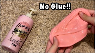 LOTION SLIME 🧴🤍 How To Make EASY NO GLUE Lotion Slime [upl. by Oirottiv]