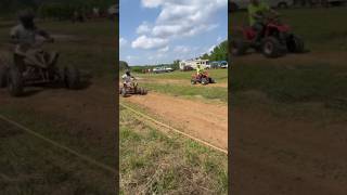 Raptor 700 vs Honda 400ex who y’all think won 🫣racing viral shorts fyp trending [upl. by Tiernan]