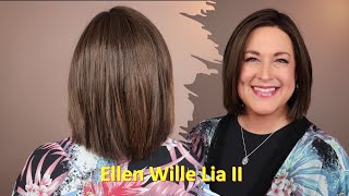 Ellen Wille Lia II in Coffee Brown Rooted 684  heat friendly Razor Cut bob  ADORABLE style [upl. by Siward]