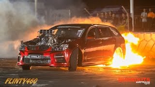 BLOWN BURNOUT QUALIFYING HIGHLIGHTS AT GAZZANATS WA [upl. by Thorpe]