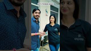 With Poonam Viral Maam in Kota😅  kota jee neet kotacoaching shorts reels 🔥🔥 [upl. by Ahsieni]