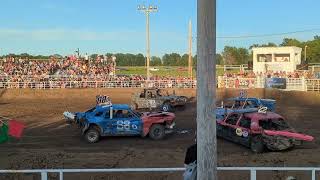 Girard Ks Semi Stock Demolition Derby 2023 Heat 1 [upl. by Goodwin]