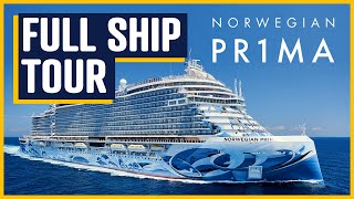 Norwegian Prima FULL Tour 2023  INSIDE BRAND NEW 1b CRUISE SHIP [upl. by Ewnihc]