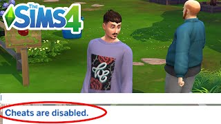 How To Turn OffDisable Cheats PC PS4 XBOX MAC  The Sims 4 [upl. by Natam191]