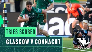 Glasgow v Connacht  Try highlights  Preseason 202425 [upl. by Cindelyn793]