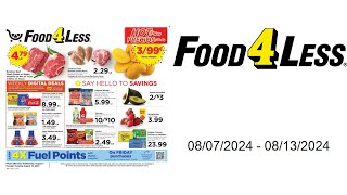 Food 4 Less Weekly Ad US  08072024  08132024 [upl. by Vincents932]