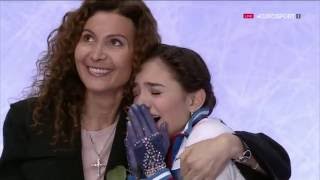 Evgenia Medvedeva  LP European Championship 2016 RU EUROSPORT [upl. by Eerok]