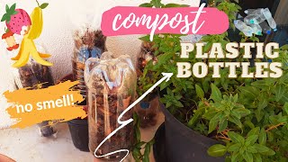 HOW TO COMPOST with PLASTIC BOTTLES full guide step by step🌍🍌Nat Mansi [upl. by Janice35]