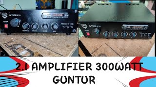 21 AMPLIFIER300 WATT LOW PRICE TO GUNTUR CUSTOMER HampS AUDIO HOME THEATERS [upl. by Aizek]