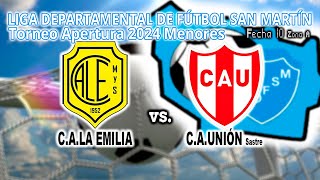 240615 TLDFSM Apertura F10 9naDiv  CALa Emilia vs CAUnión [upl. by Hamford226]