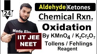 L24 Oxidation of Aldehydes amp Ketones  JEE NEET AIIMS  12th Organic  By A Arora [upl. by Aronael]