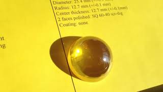 Zinc Selenide ZnSe Hemispherical Lens [upl. by Assilanna208]