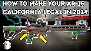 How to Make Your Featured AR15 Rifle California Legal StepbyStep Guide  TSOD [upl. by Halas]