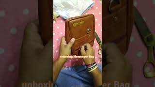 unboxing Messenger Bag unboxingbag shorts [upl. by Ellennoj747]