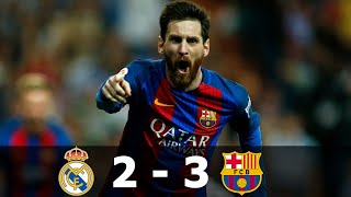 Real Madrid vs Barcelona 23 ● Goals amp Highlights 20162017 ● Spanish Commentary [upl. by Nawat]