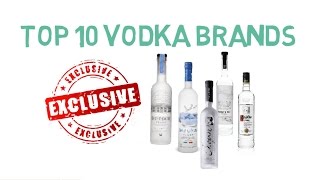 TOP 10 vodka brands [upl. by Taft580]