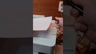 Scan BURNING PAPER with multifunctional printer [upl. by Cavan]