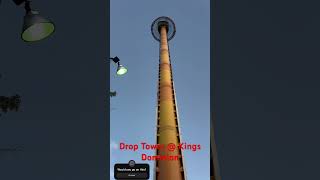 Drop Tower at Kings Dominion  VA 4th of July week 2024 droptower themepark 4thofjuly familyvlog [upl. by Onia324]