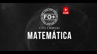 Aula ao Vivo  Matemática CBMERJ [upl. by Avlasor]