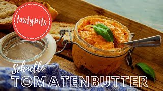 Tomatenbutter selber machen  Das BESTE Rezept zu Brot amp Co [upl. by Ahsemal98]