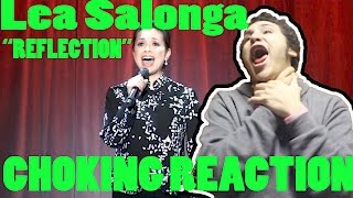 Lea Salonga voice of Mulan performs Reflection CHOKING REACTION [upl. by Stringer362]