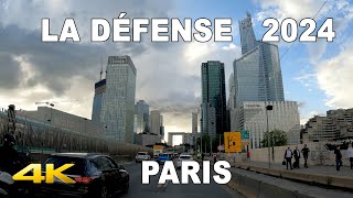 🇫🇷 PARIS La Défense Skyscraper 2024  PARIS 4K  Gratteciel PARIS la Défense [upl. by Sadira]