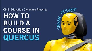 How to build a course in Quercus crash course [upl. by Bacon]